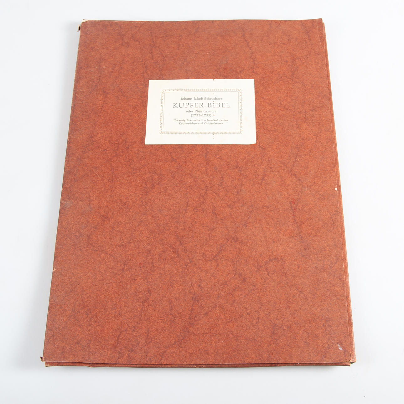 JOHANN JAKOB SCHEUCHZER 'Kupfer-Bibel oder Physica Sacra'.