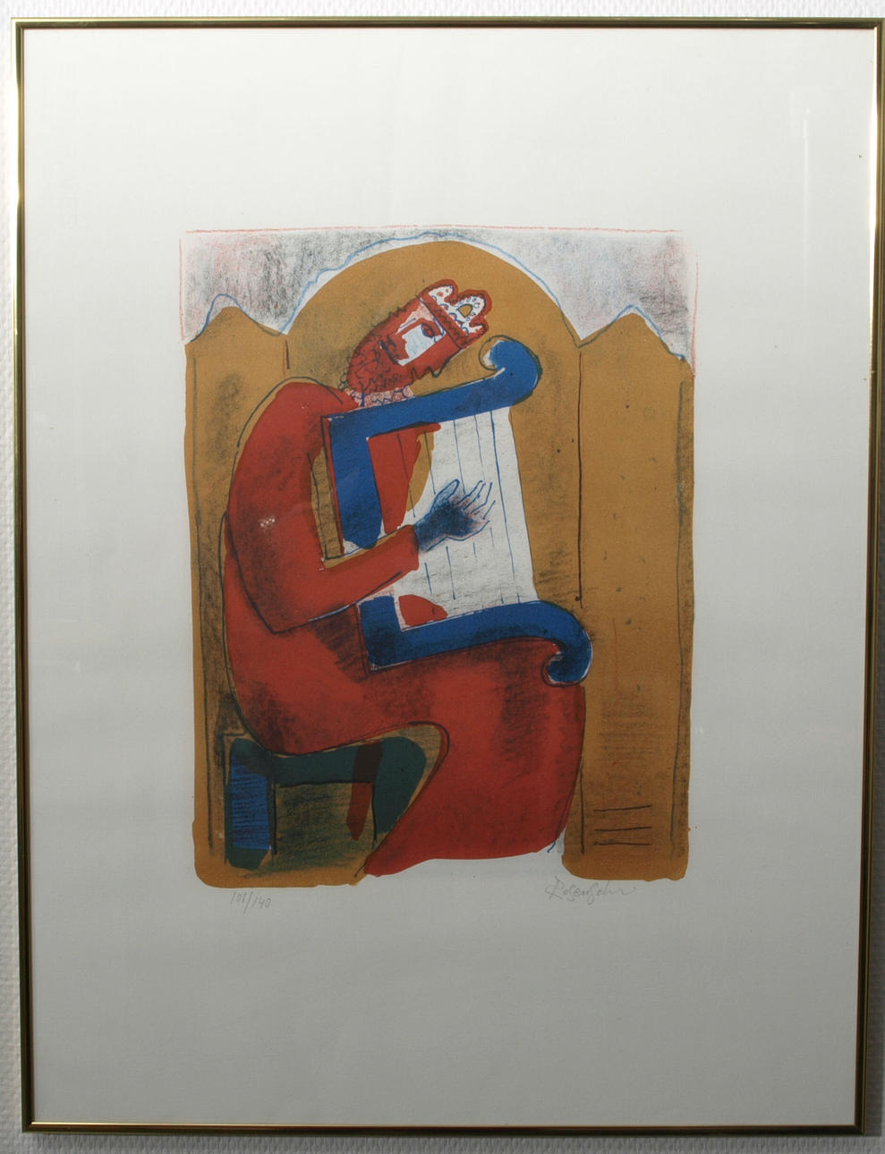 LENNART ROSENSOHN. Litografi, numrerad 101/140, signerad Rosensohn.