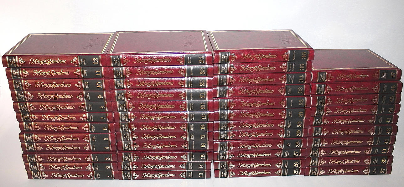 BOKBAND, 47 st Sagan om isfolket, Margit Sandemo.