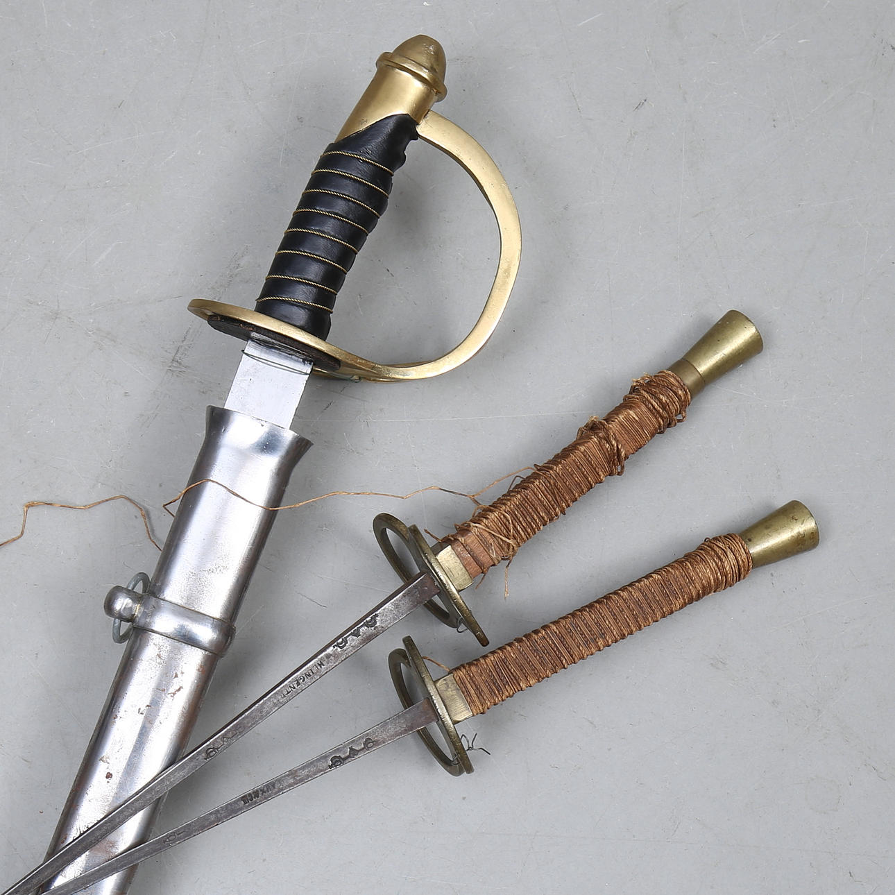 FLORETTE, 2 pcs, and SABER, 1900s.