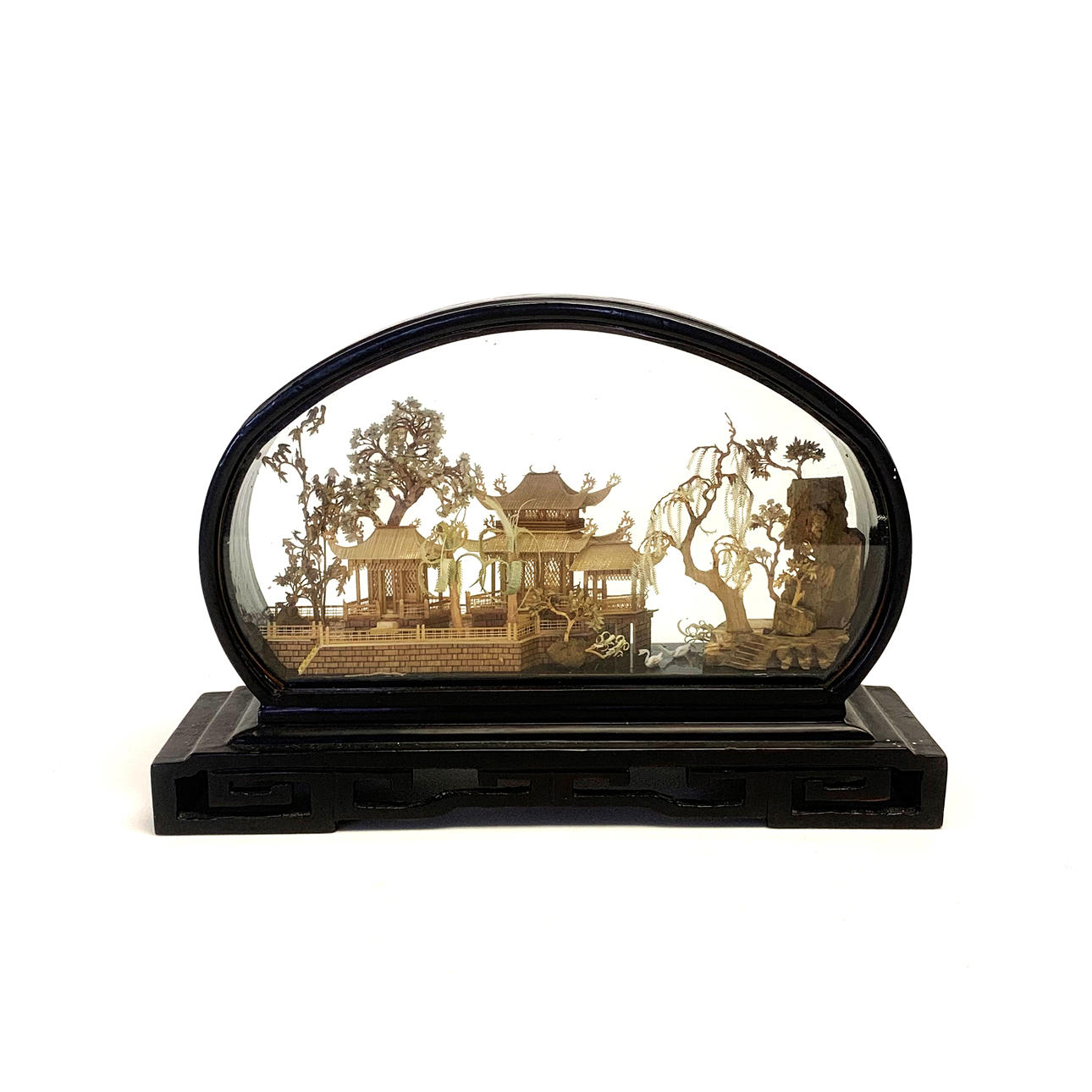 CHINESISCHE KORKSCHNITZEREI.