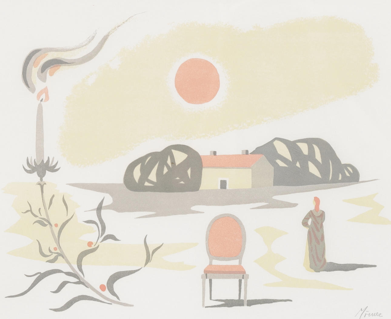 STELLAN MÖRNER. Lithograph, signed, numbered 189/350.