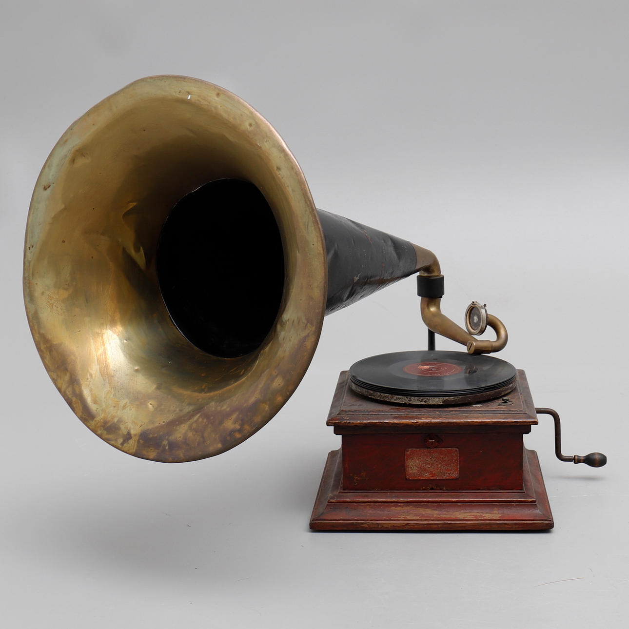 GRAMÓFONO DE EMBUDO/piezas de, 1910/20s.