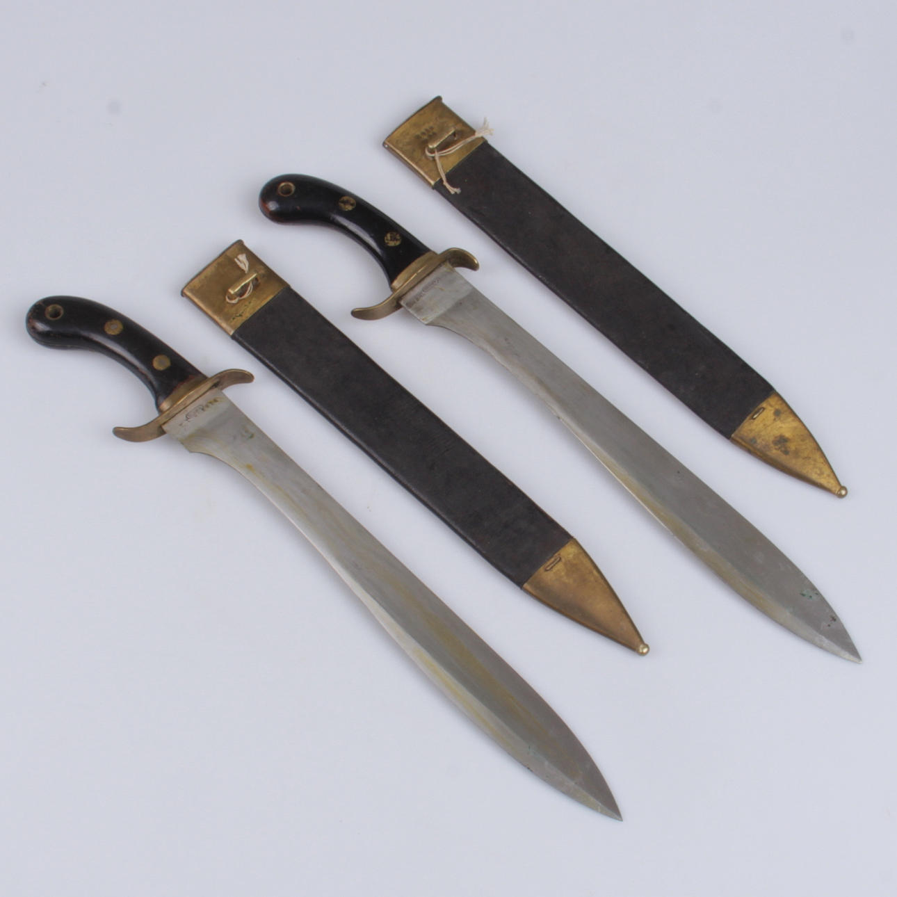 FASKINKNIVAR, ett par, m/1848, Sverige.