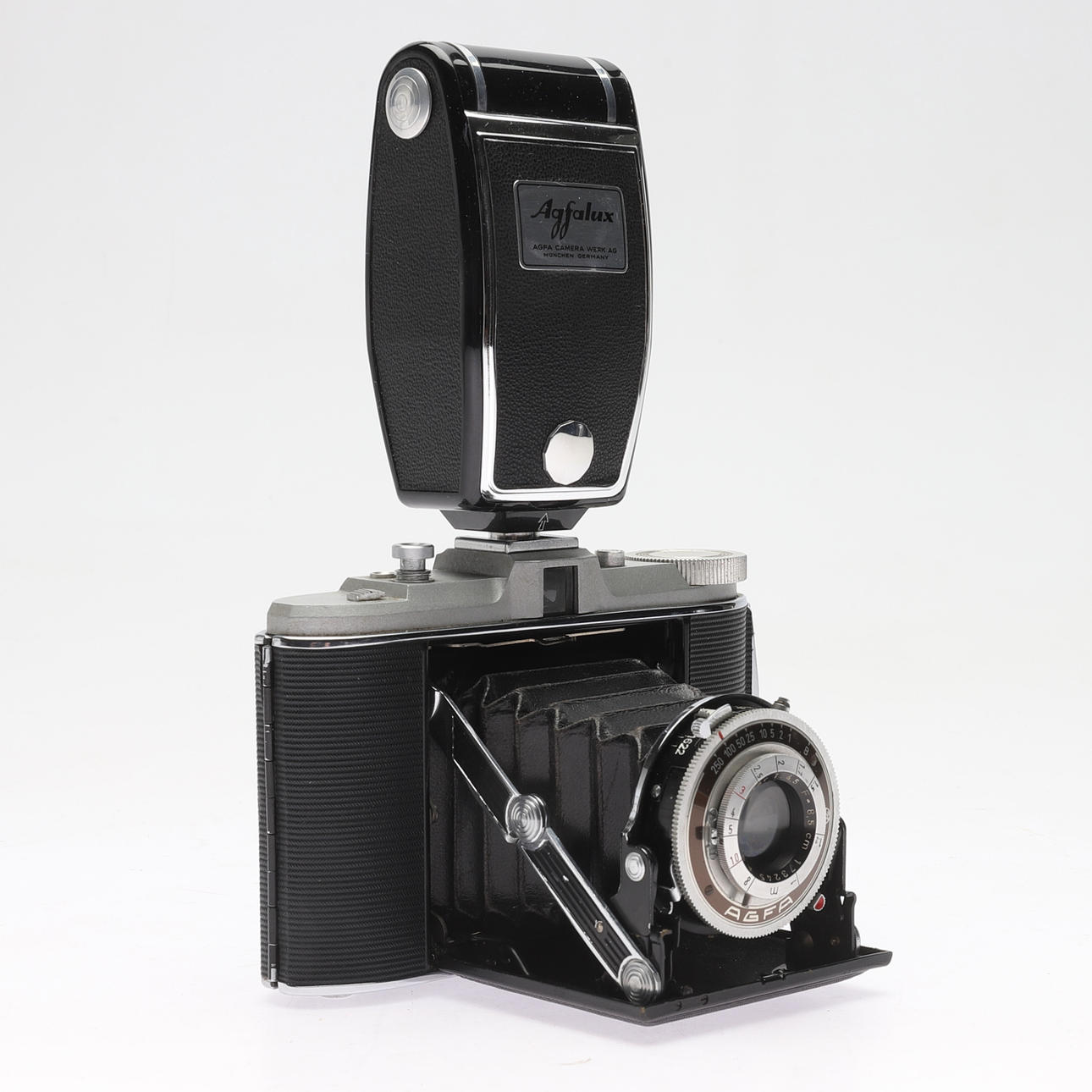 BELLOWS CAMERA, Agfa Isolette, Germany, 1940s/50s.