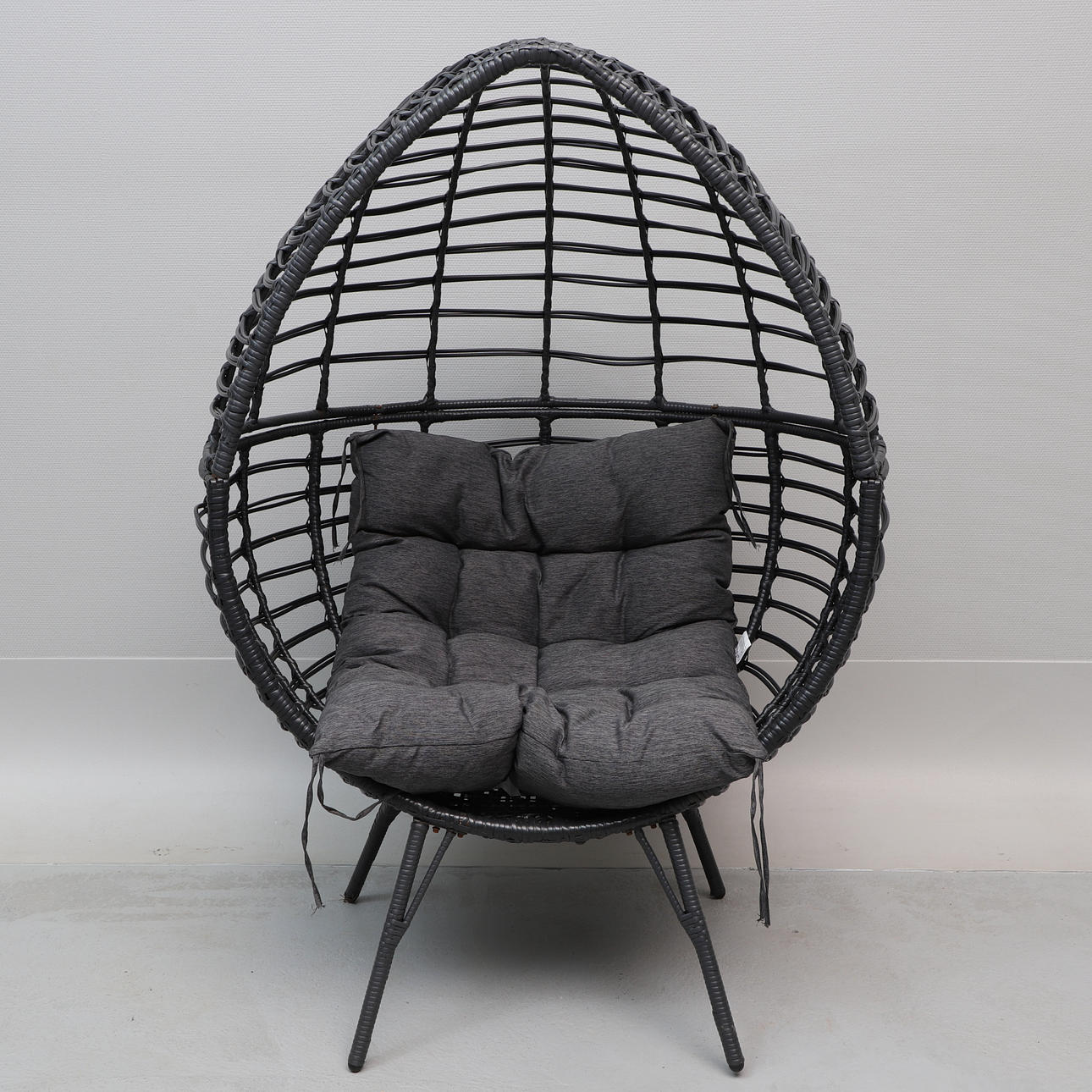 TRÄDGÅRDSFÅTÖLJ, konstrotting & metall, samtida.