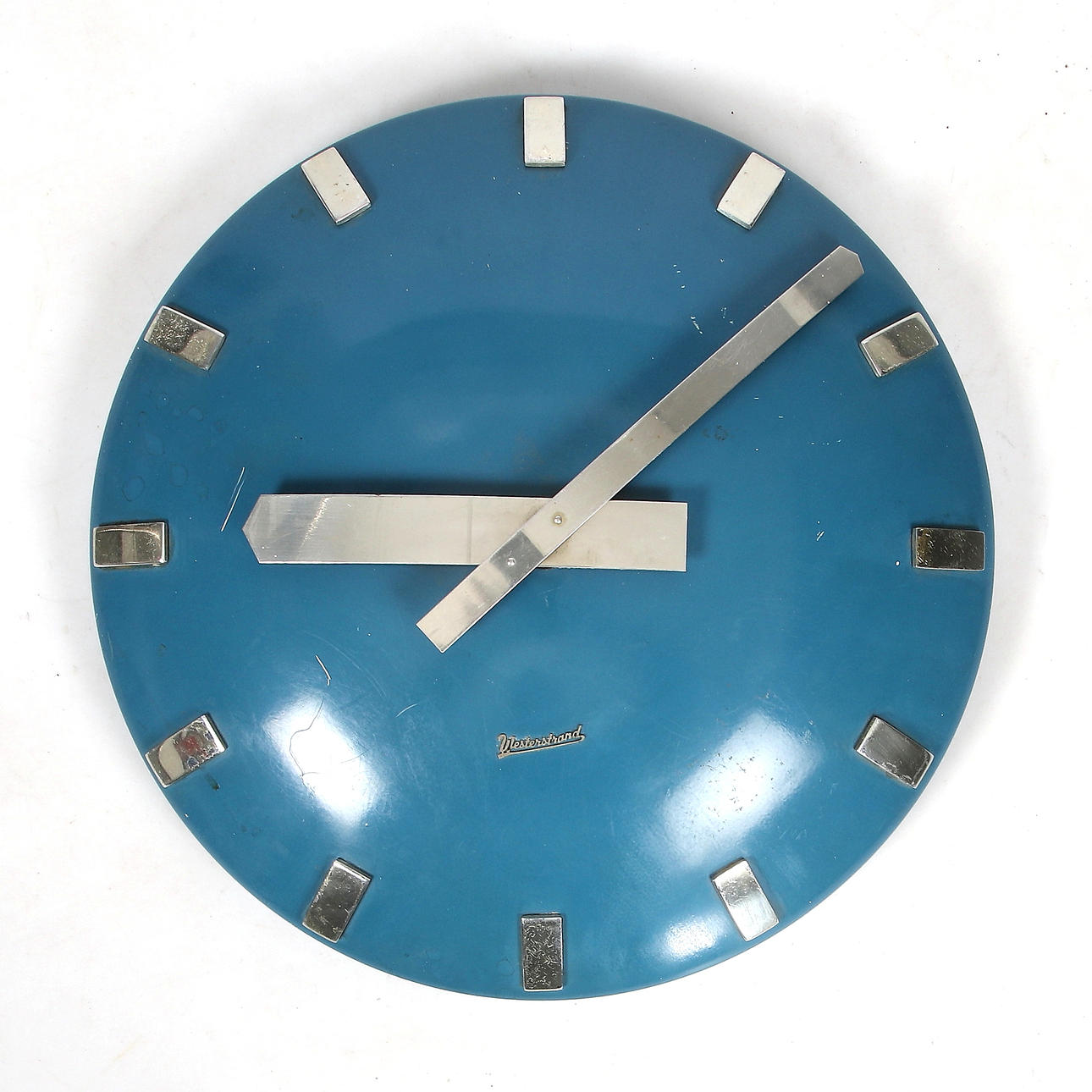 VÄGGKLOCKA, metall, Westerstrand, 1900-tal.