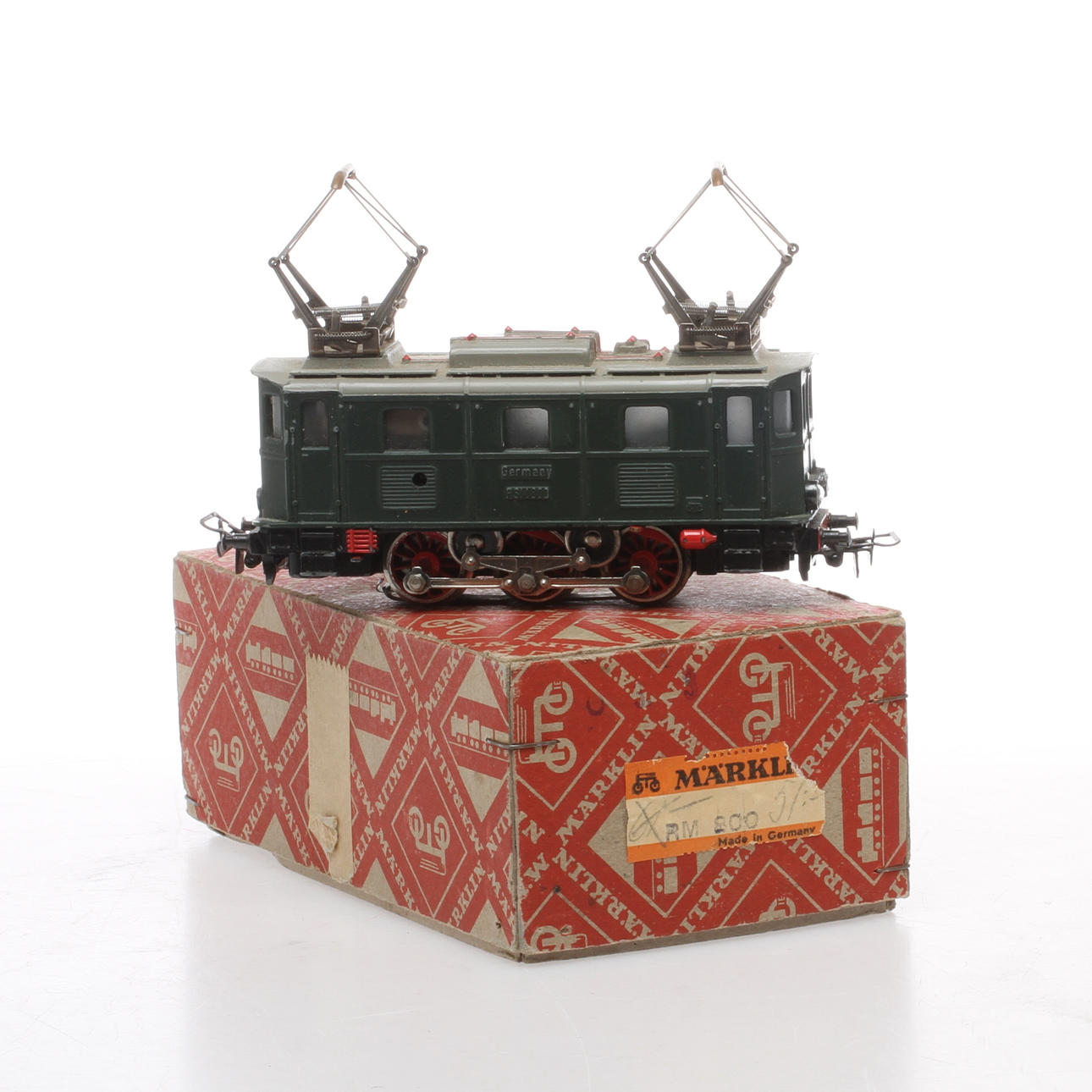 MÄRKLIN lok RSM 800 i originalkartong för RM 800.