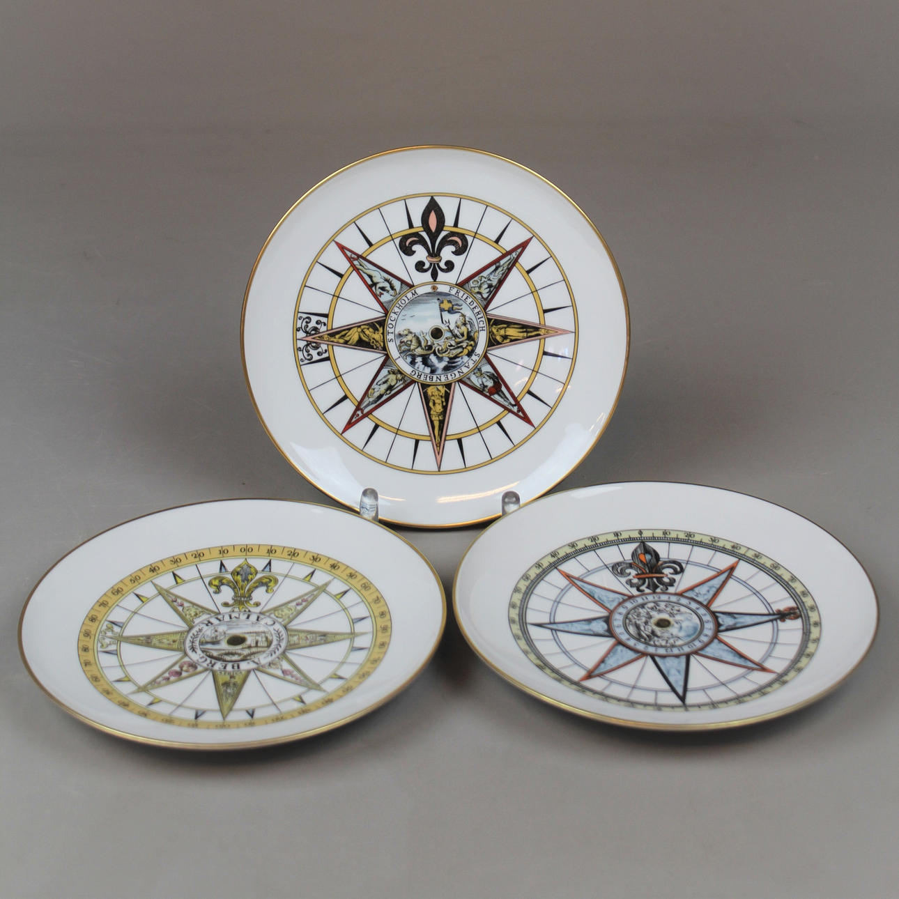 COLLECTOR'S PLATES, 3 pcs, Swedish Compass.