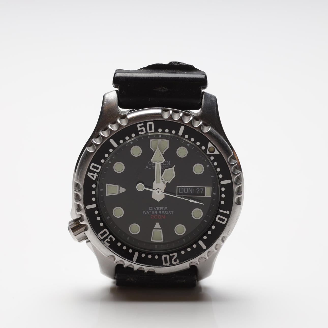 ARMBANDSUR, Citizen Automatic, Dykarklocka, 19/200-tal.