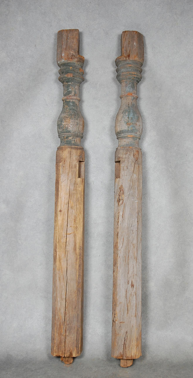 KOLONNER, 1 par, barock, Dalarna, 1700-tal.