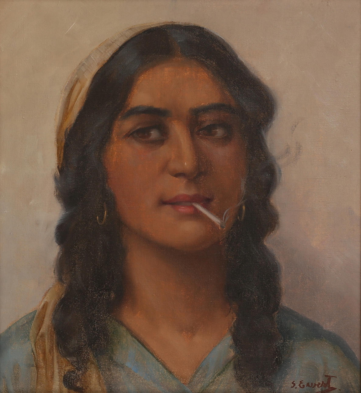 SVEN EWERT. Öl auf Leinwand, signiert.