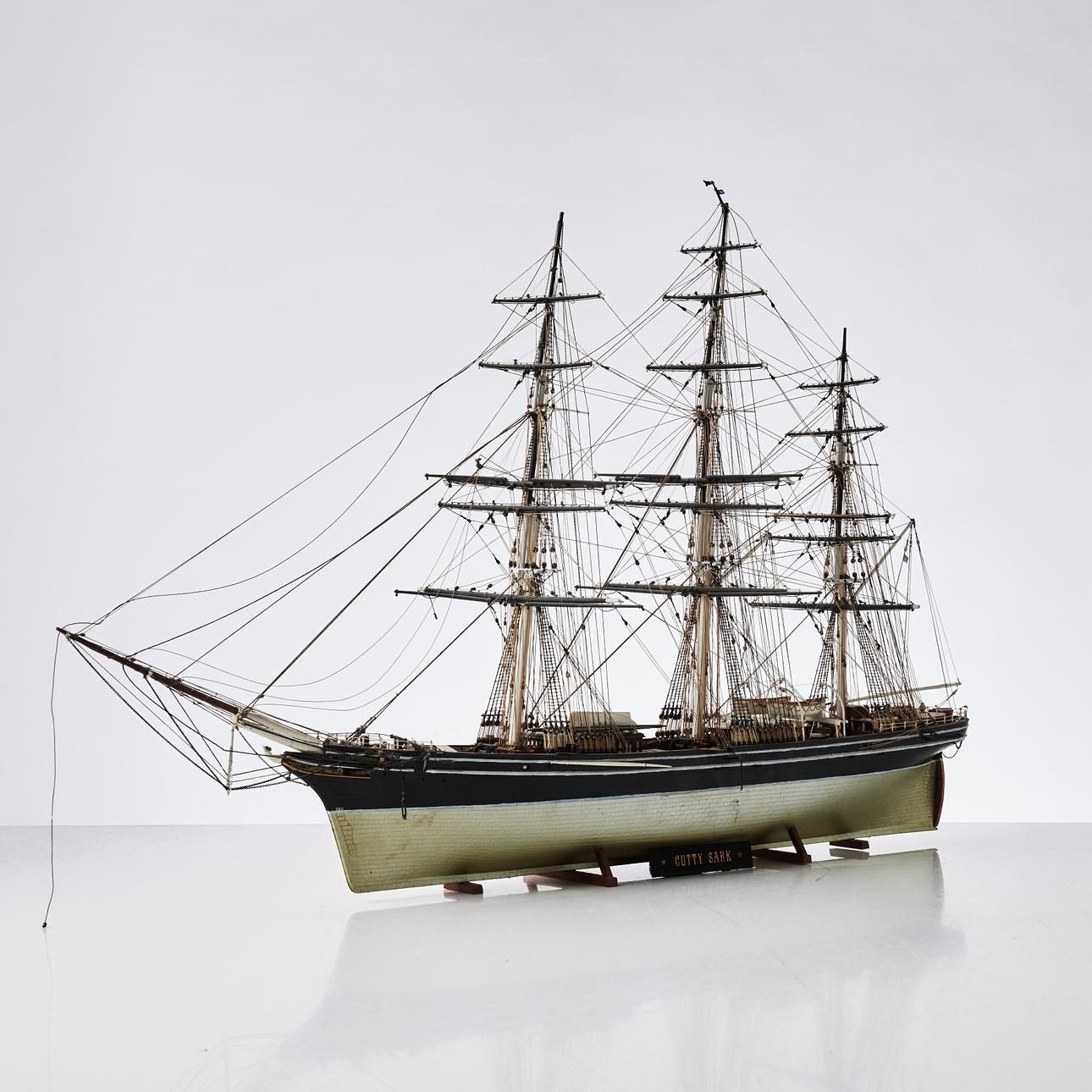 Maqueta de barco, plástico, "Cutty Sark", 1900.