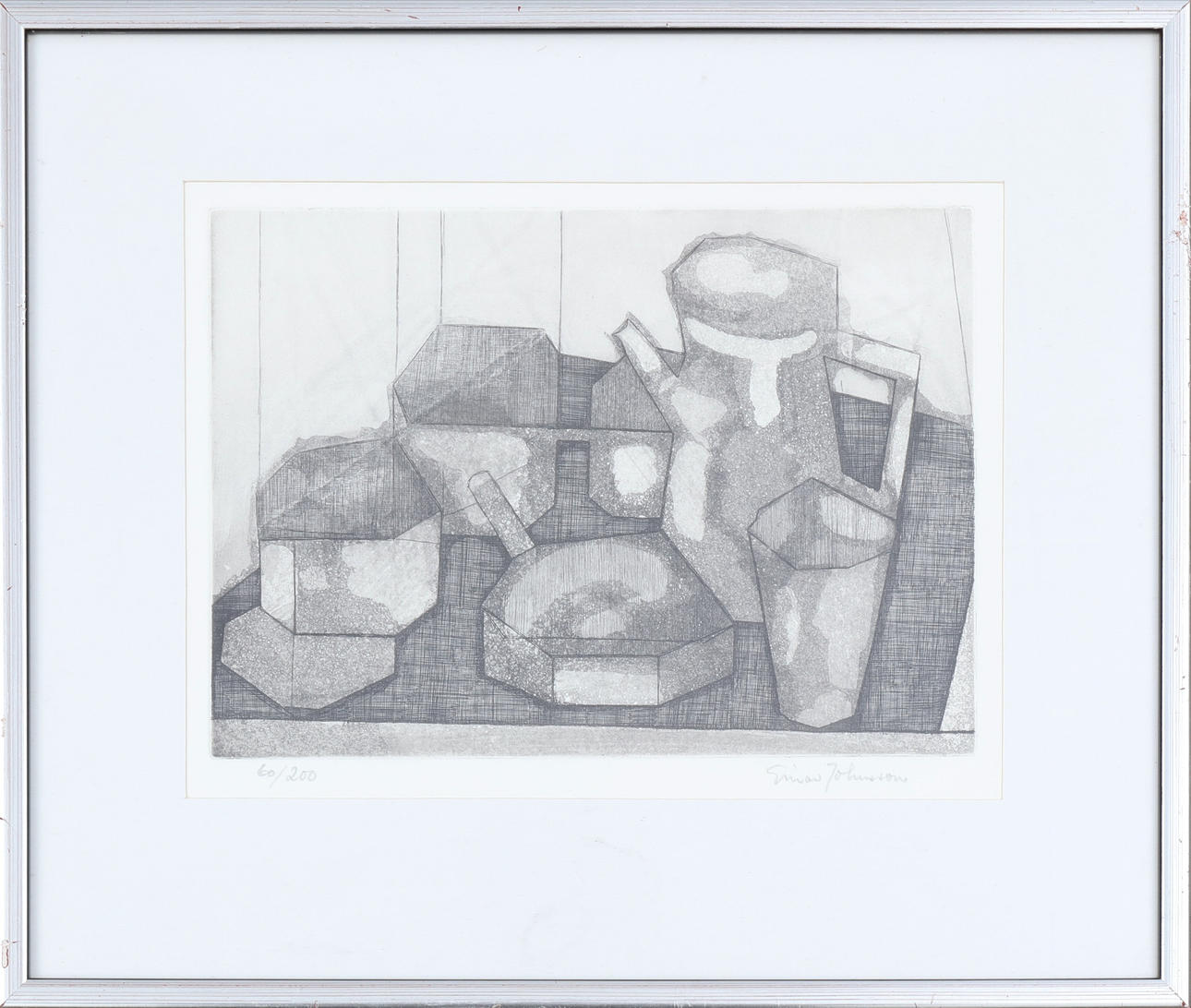 EINAR JOHANSSON. etsning, signerad, numrerad 60/200.