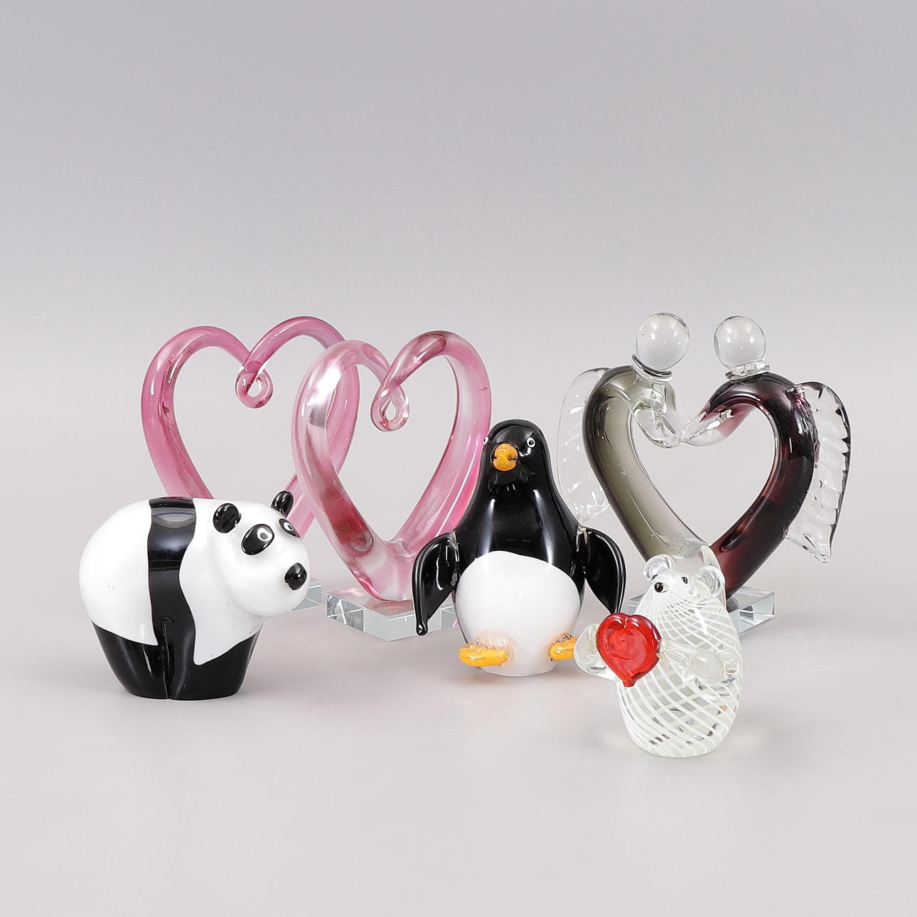 KONSTGLAS, 6 pjäser, RBA Sweden.