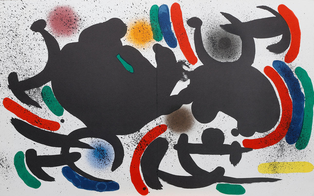 JOAN MIRÓ. ”Original Litografi VII”.