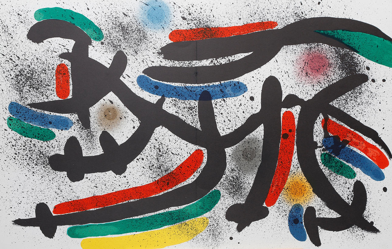 JOAN MIRÓ. ”Original Litografi IX”.