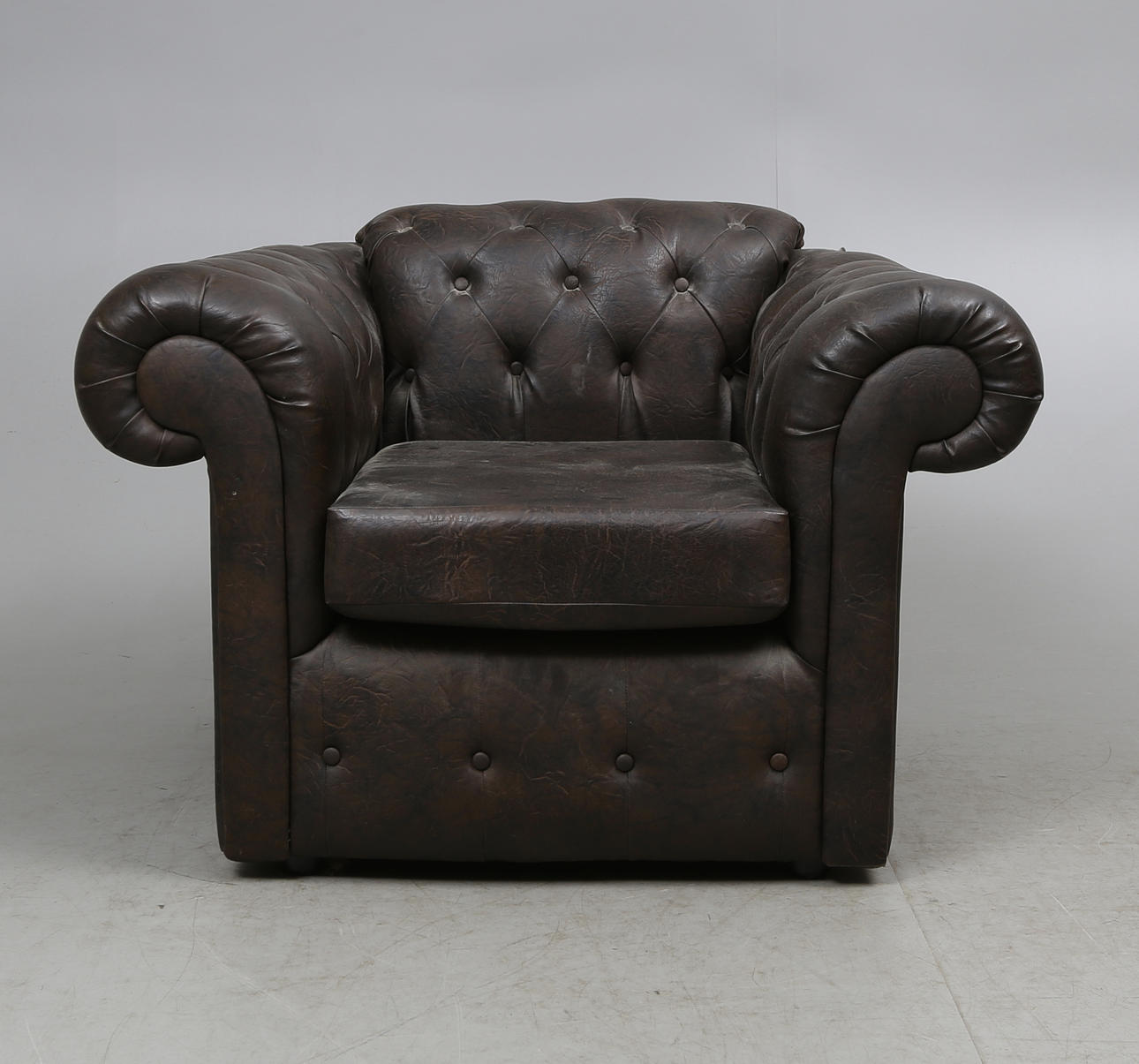 FÅTÖLJ, Chesterfield, 1900-tal.