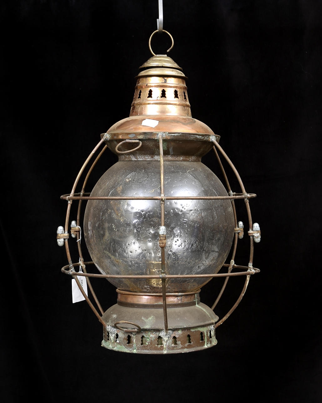 SKEPPSLYKTA, koppar och glas, 1900-tal.