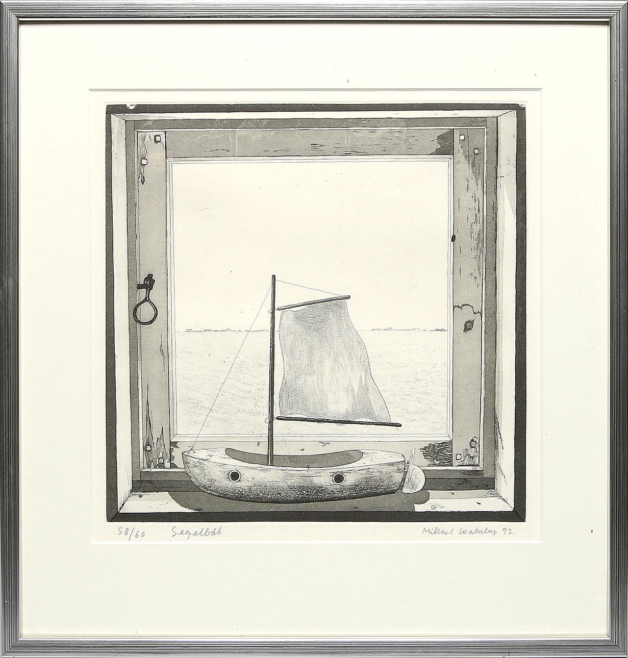 MIKAEL WAHRBY. Etsning, signerad och numrerad 58/60.