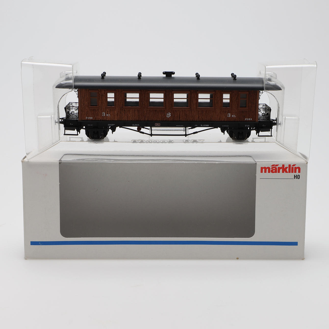 MÄRKLIN, train carriage, 3rd class, wooden, 42702.