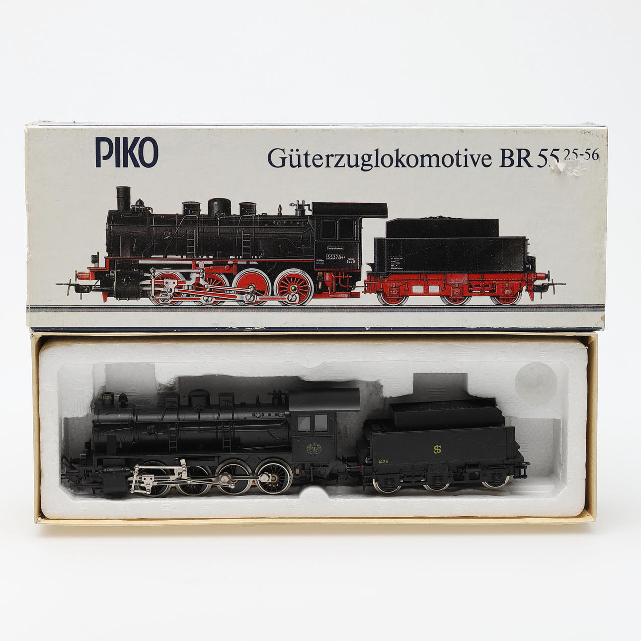 DAMPFLOKOMOTIVE mit Tender, Piko BR 55, 25-56.