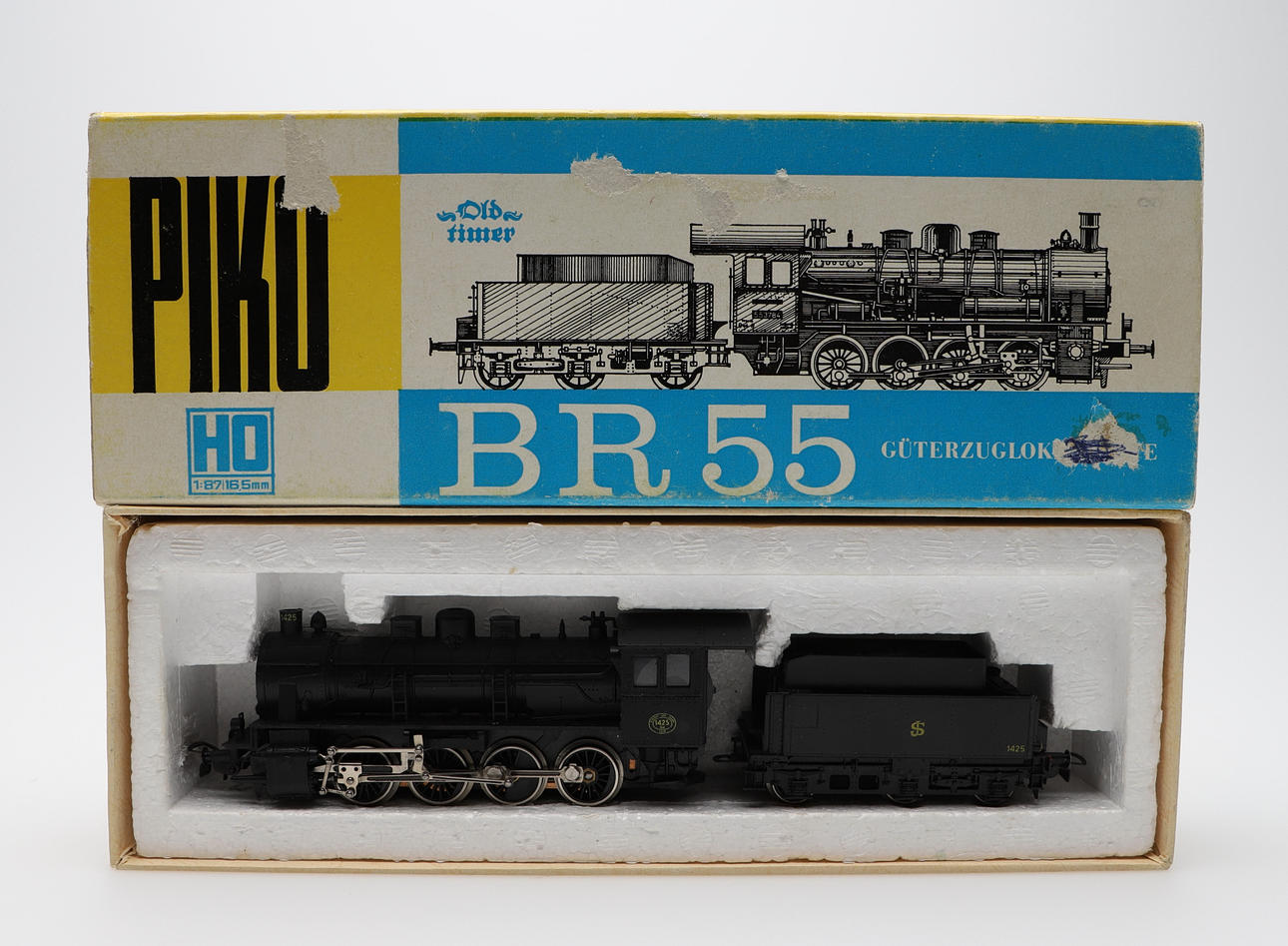 DAMPLOKOMOTIV med tender, Piko BR 55.