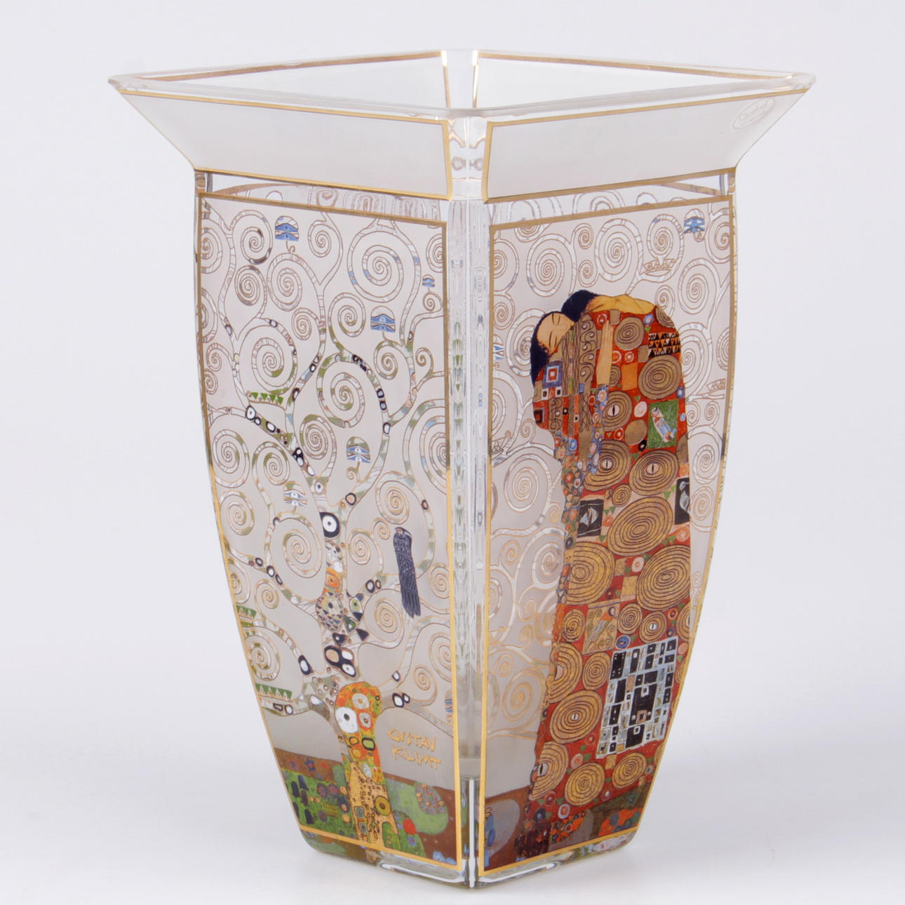 VAS, glas, Gustav Klimt, Artis Orbis, Goebel, Tyskland.