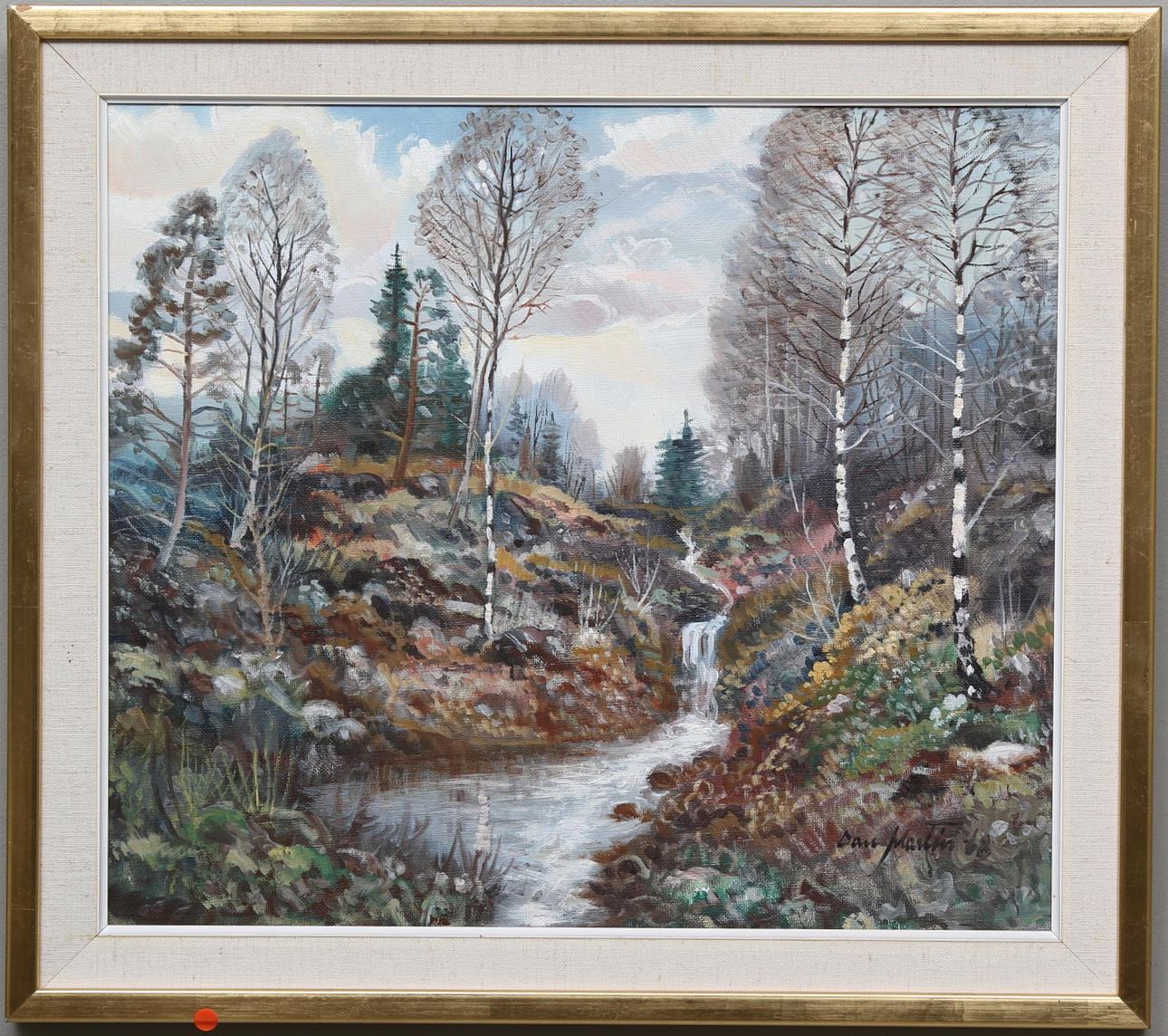 DAN MARTIN MASELL. Olja på duk. Signerad och daterad -68.