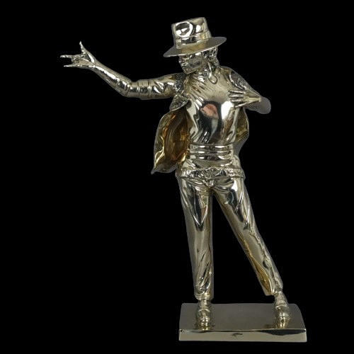 - "Michael Jackson", exklusives Design, Messing - Gold poliert.