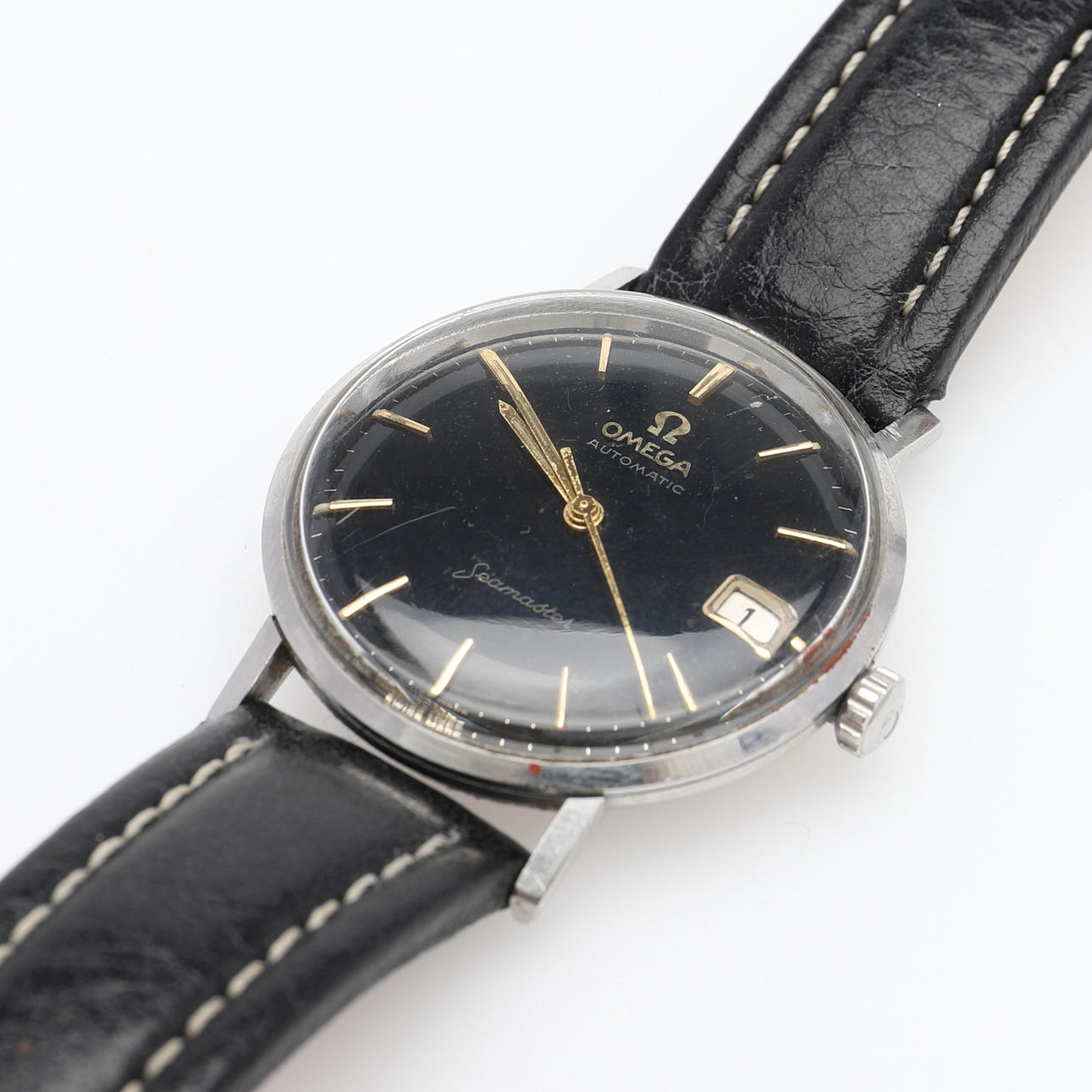 BRACELET WATCH, OMEGA "SEAMASTER".