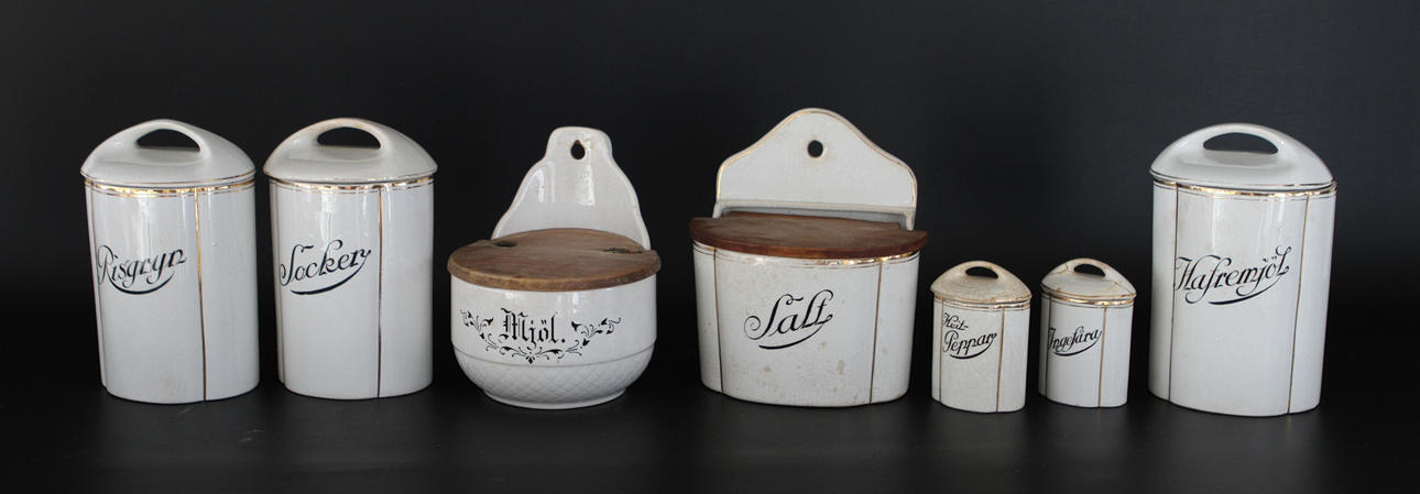 KRYDDBURKAR, 14 st, flintgods, Geffle.