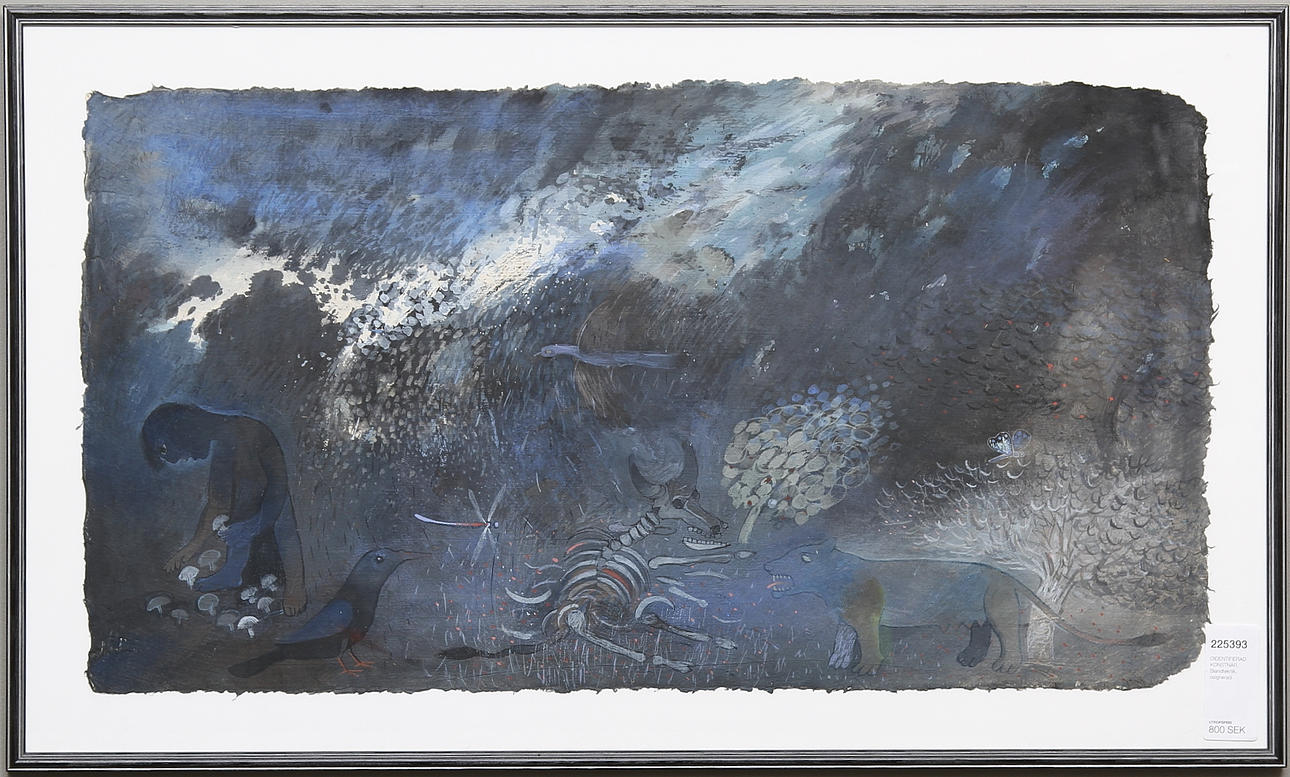 OIDENTIFIERAD KONSTNÄR. Blandteknik, osignerad.