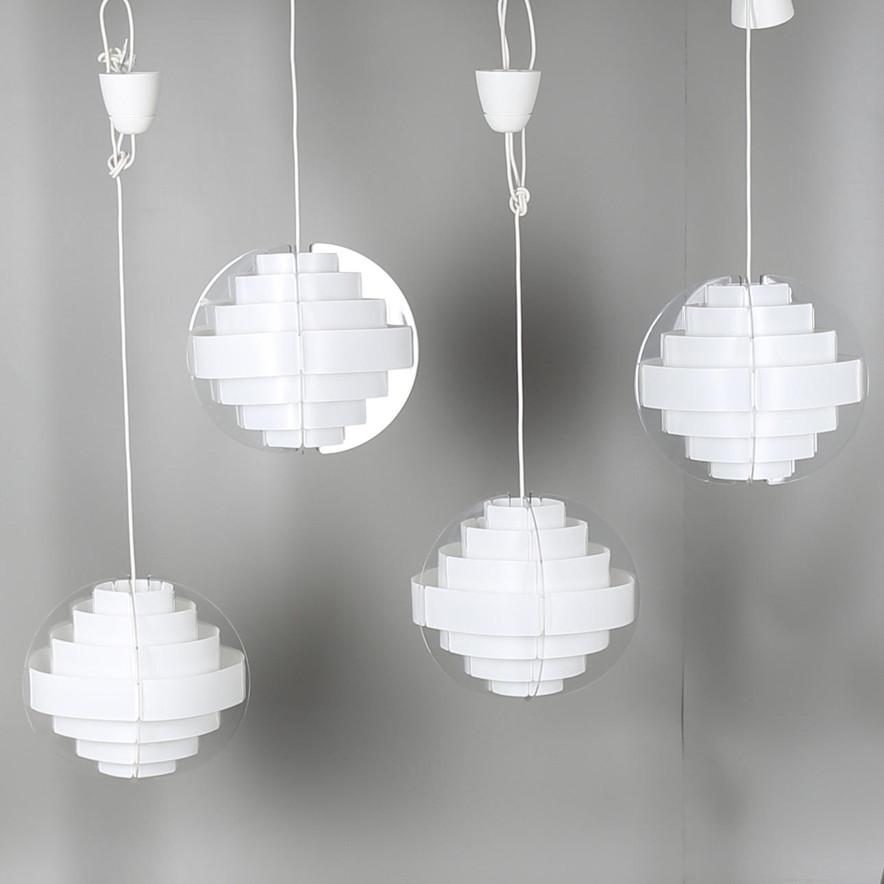 TAKLAMPOR. 4 st. "Lakene", Ikea.