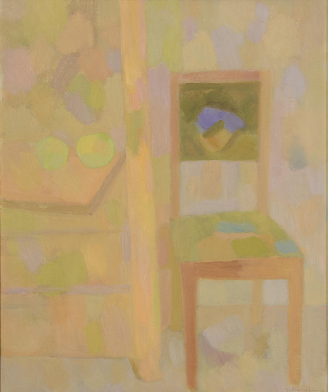 TURE FABIANSSON. Olja på duk.