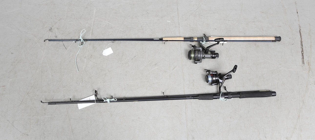 FISKESPÖN, 4 delar, Zebco, Shimano.