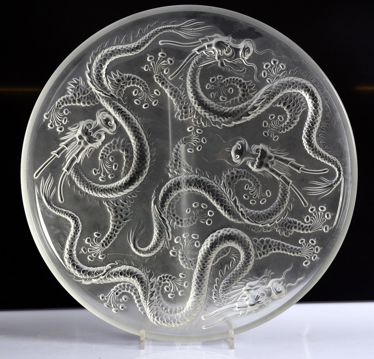 JOSEF IMWALD. Fat, glas. 1900-tal. Klarglas.