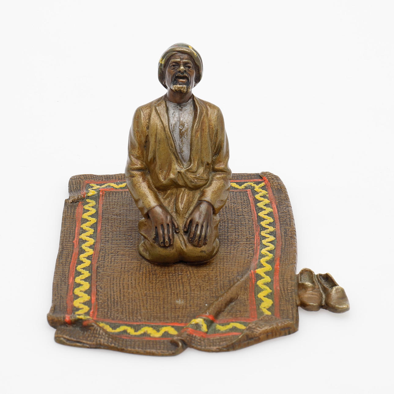 SKULPTUR, BETENDER MANN.