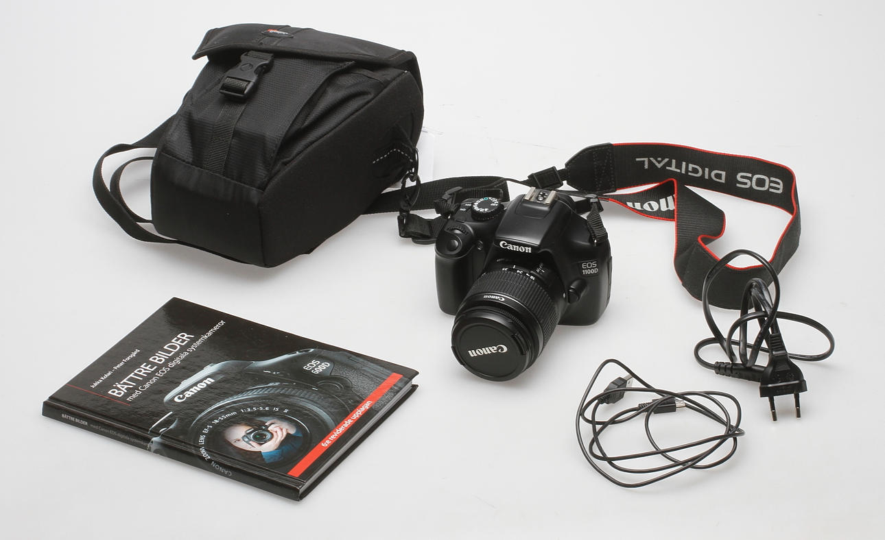 DIGITAL SYETEMKAMERA, EOS1100D, 18-55mm, Canon.