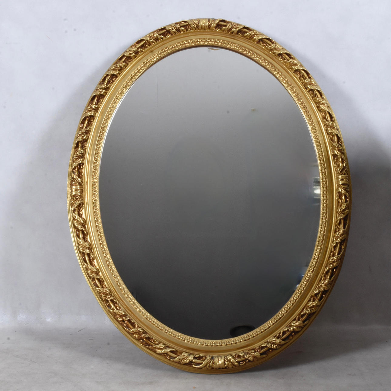 SPEGEL, bronserat trä, 1900-tal.