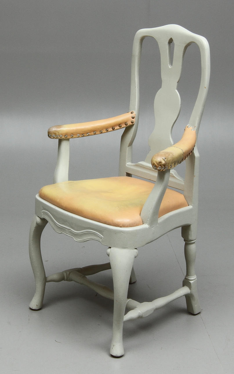 KARMSTOL, senbarock, 1700-tal.