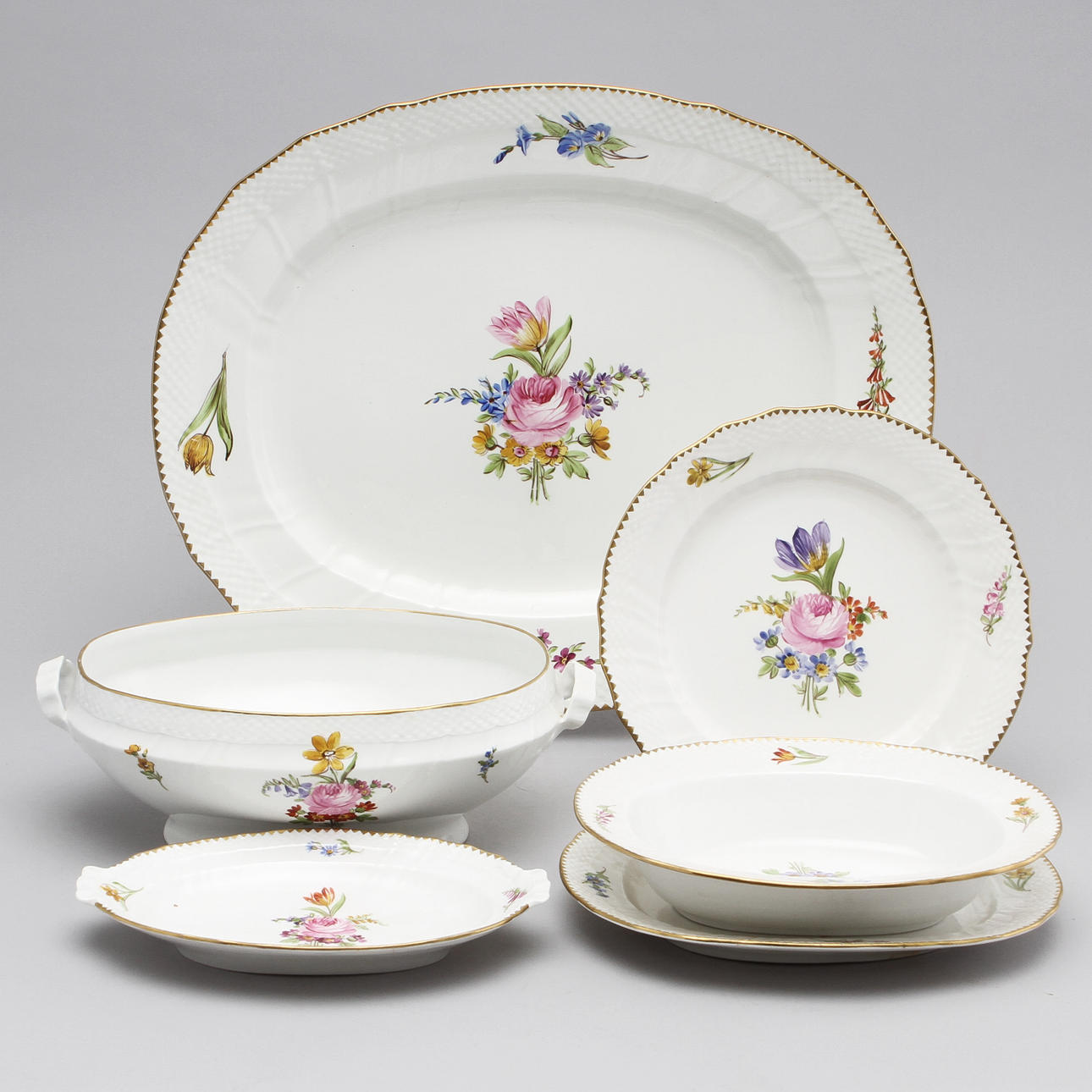 SERVIS, 107 delar, Gustavsberg.