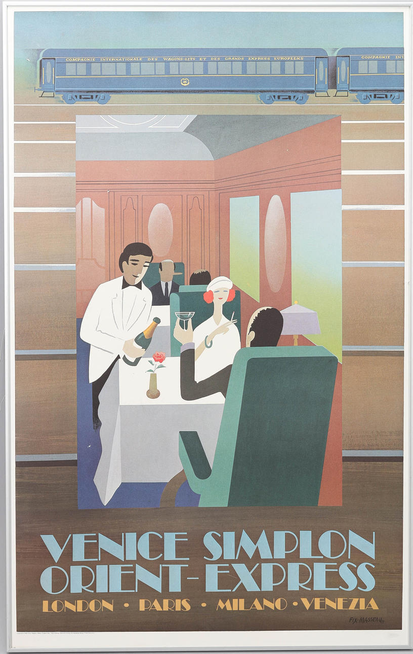 POSTER Orient Express, Venice Simplon.