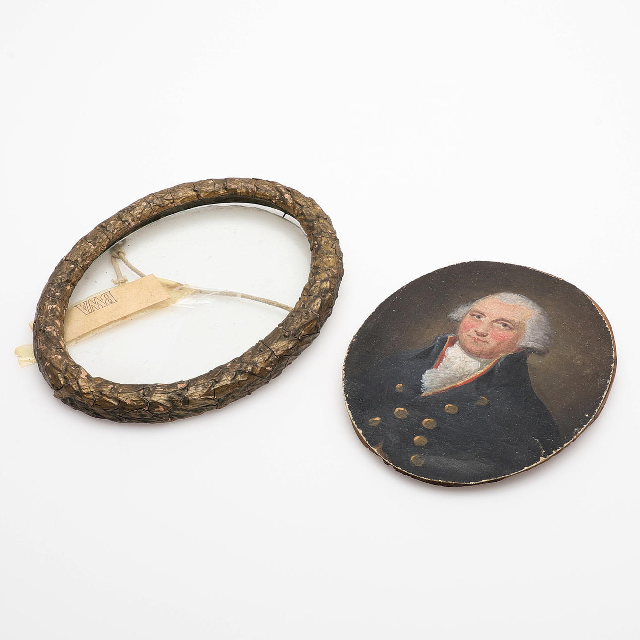 PORTRÄT ZEIGT GEORGE WASHINGTON.