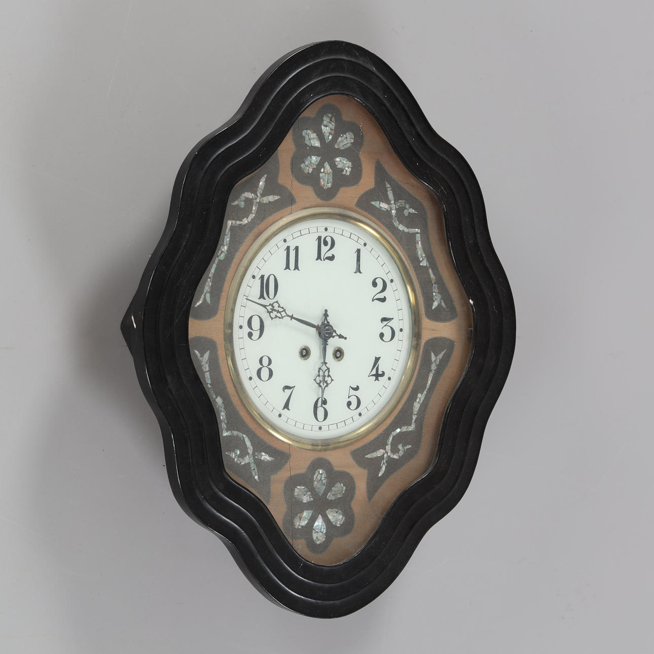 WALL CLOCK, so-called leja ur, 19th century.