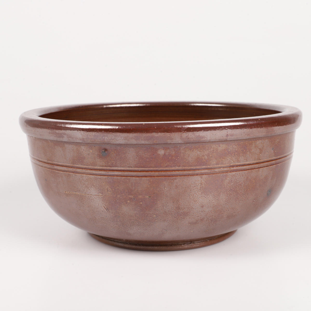 MUSTARD DISH, salt-glazed ceramic, HB, Höganäs.