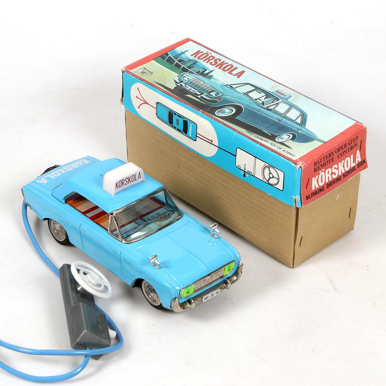 MODELLAUTO, Fahrschule, kabelgesteuert, Ichiko, Japan.