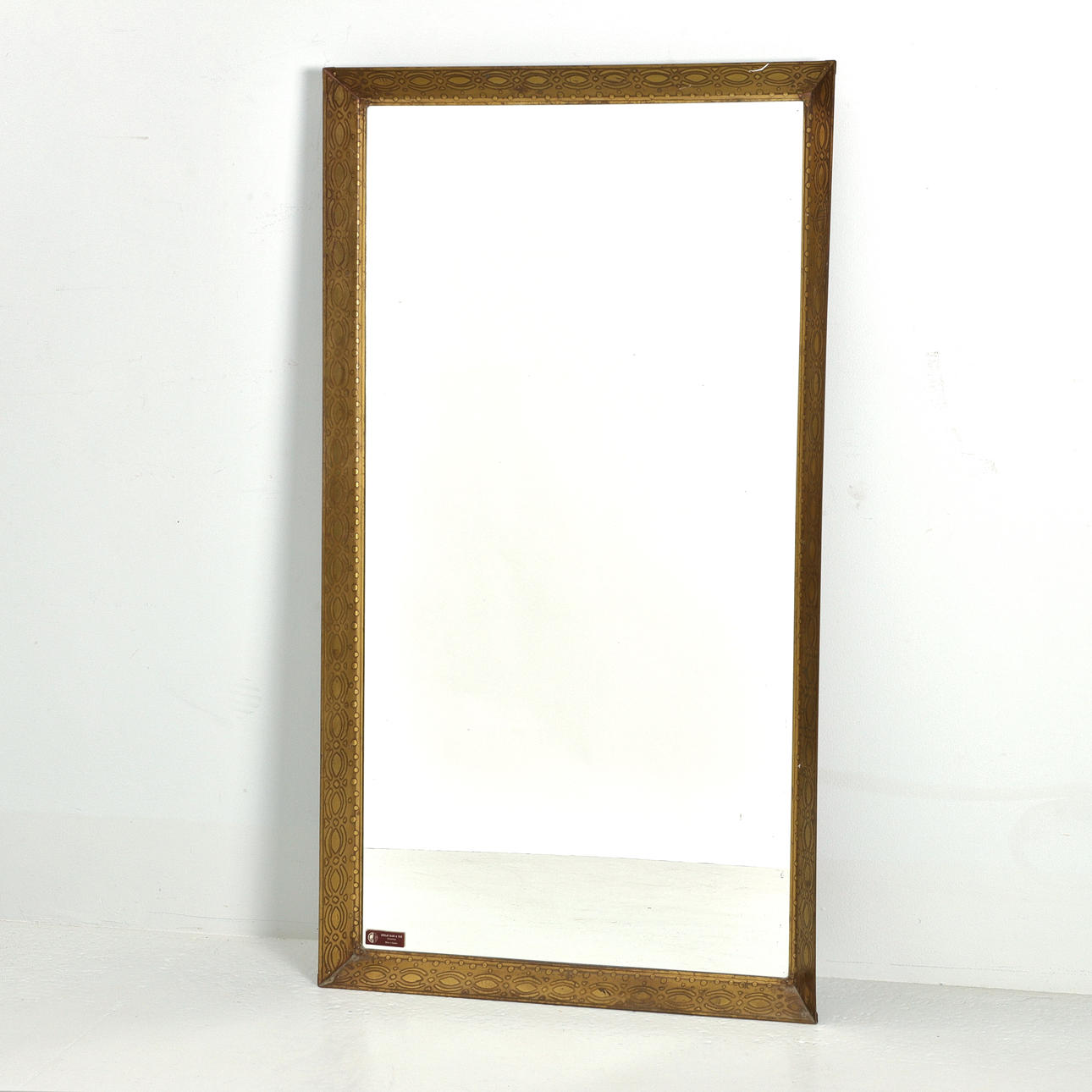 ESPEJO, latón, años 60.