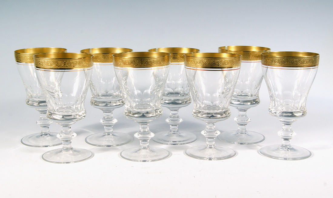 ÅTTA VINGLAS Theresienthal, serien ”Concord”. 1900-tal.