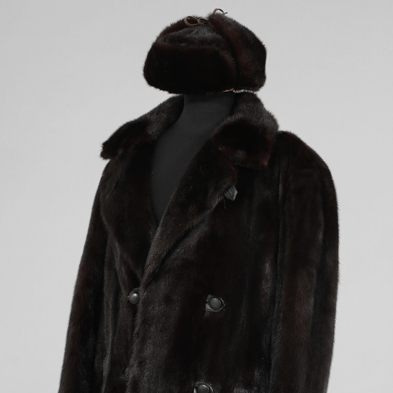 HERRPÄLS, Sagamink, inklusive mössa.